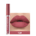 Lip gloss with a pinkish-brown color swatch on lips and brand name 'HANDAIYAN' displayed.