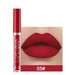 Red lipstick with a close-up of lips wearing the color, brand 'MADAM' visible.