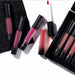 Langham Matte Lipstick set with open lip gloss and closed case on a white background